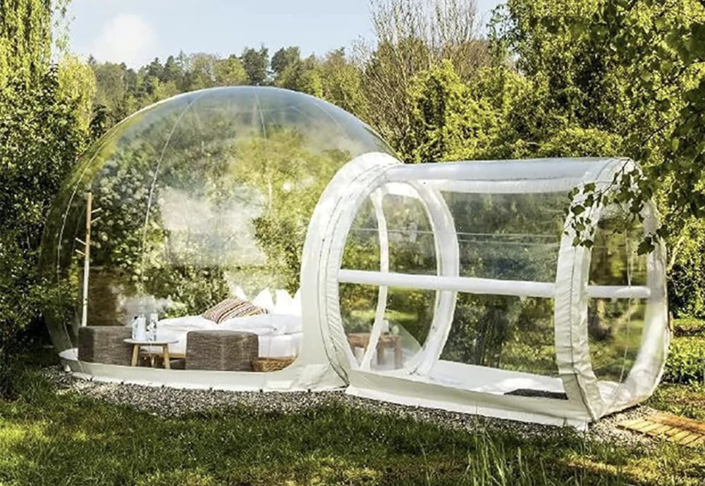 inflatable transparent tent