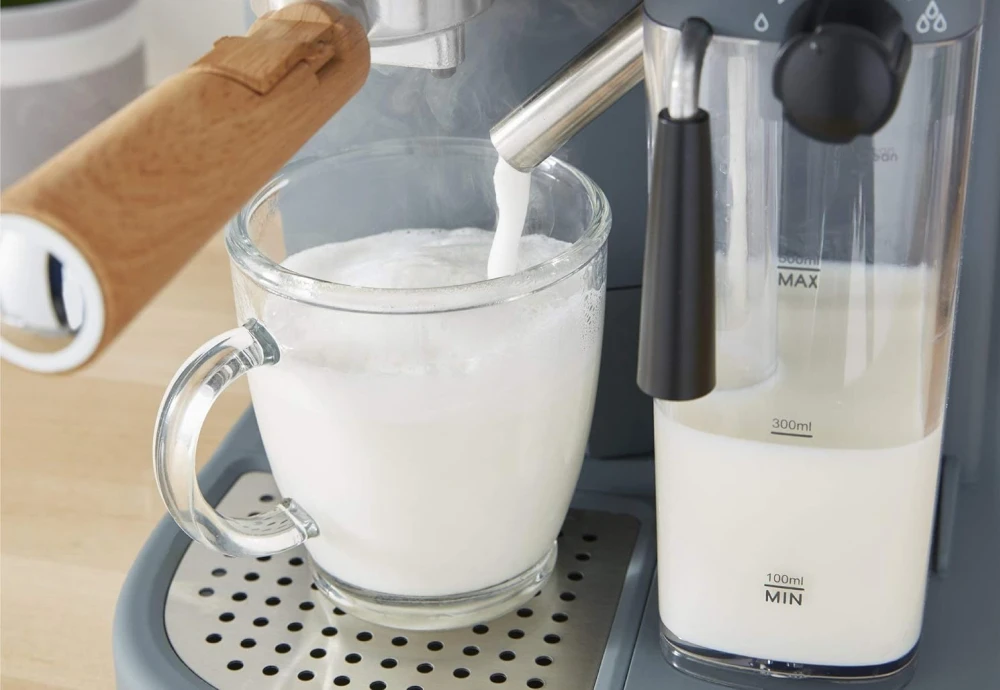 espresso coffee machine with milk frother