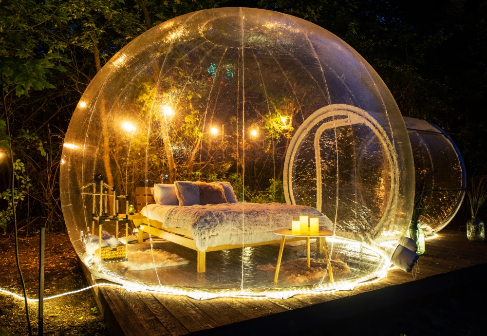 bubble tent glamping hotel