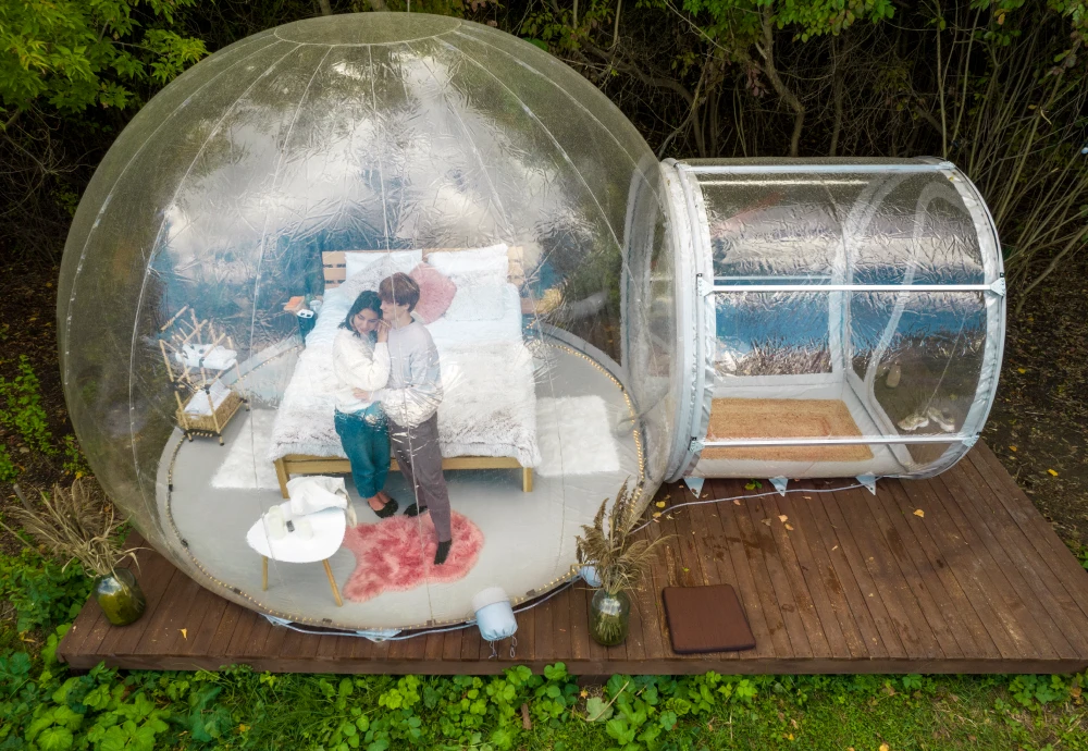 pop-up bubble tent