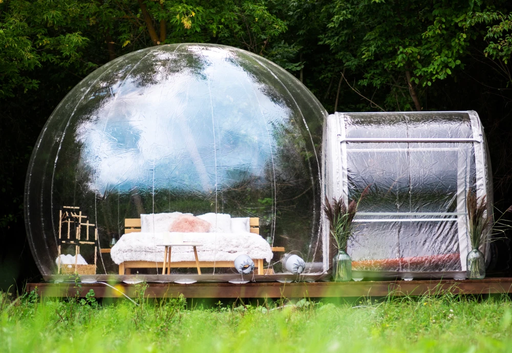 transparent igloo tent